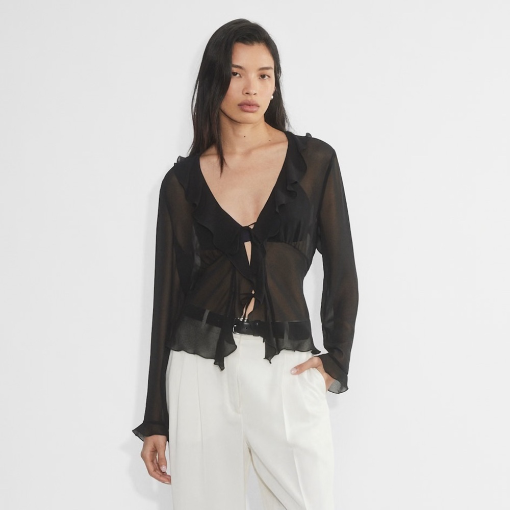 Aritzia Wilfred Frenchy Blouse